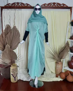 Gamis Kaftan Ikat Set Mint 1 kaftan_web_3