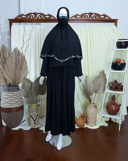 Gamis Dress Maxi Set Black 1 mx_web_4