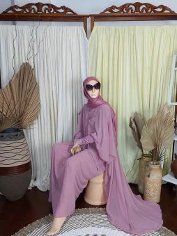 Kaftan Ceruty Pink