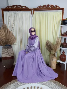 Gamis Bia Linen Combi Purple 2 purple_2