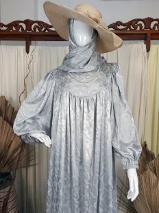 Gamis Jackquard Puff Silver 2 silver_2