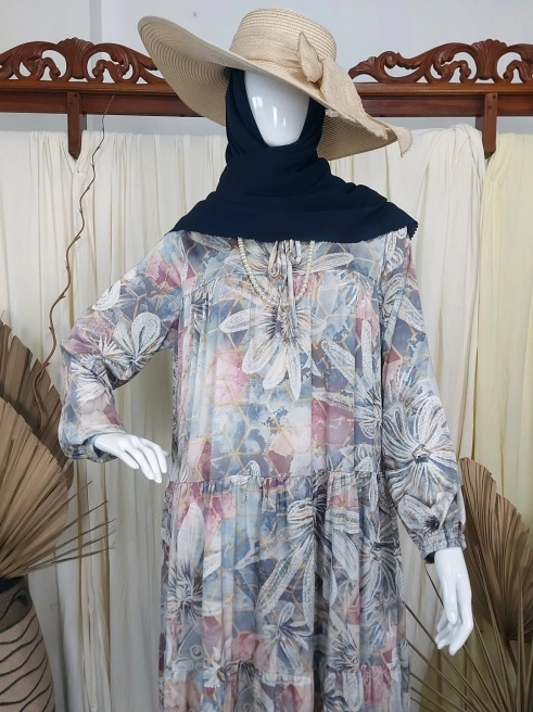 Gamis Dress Armani Flower Silver 2 silver_2